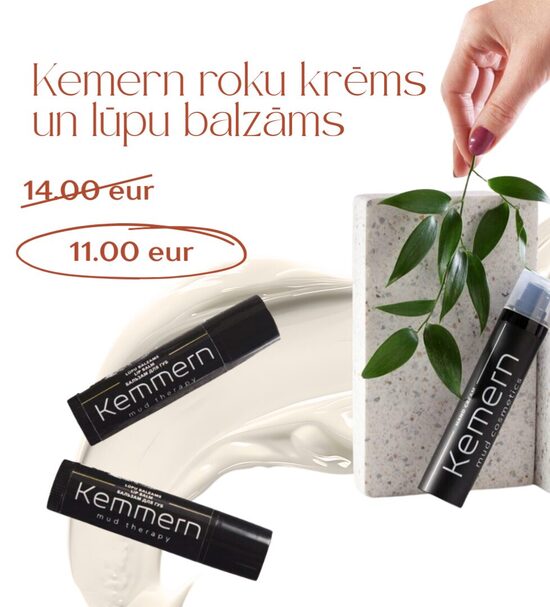 Kemern roku krēms un lūpu balzāms, komplekts